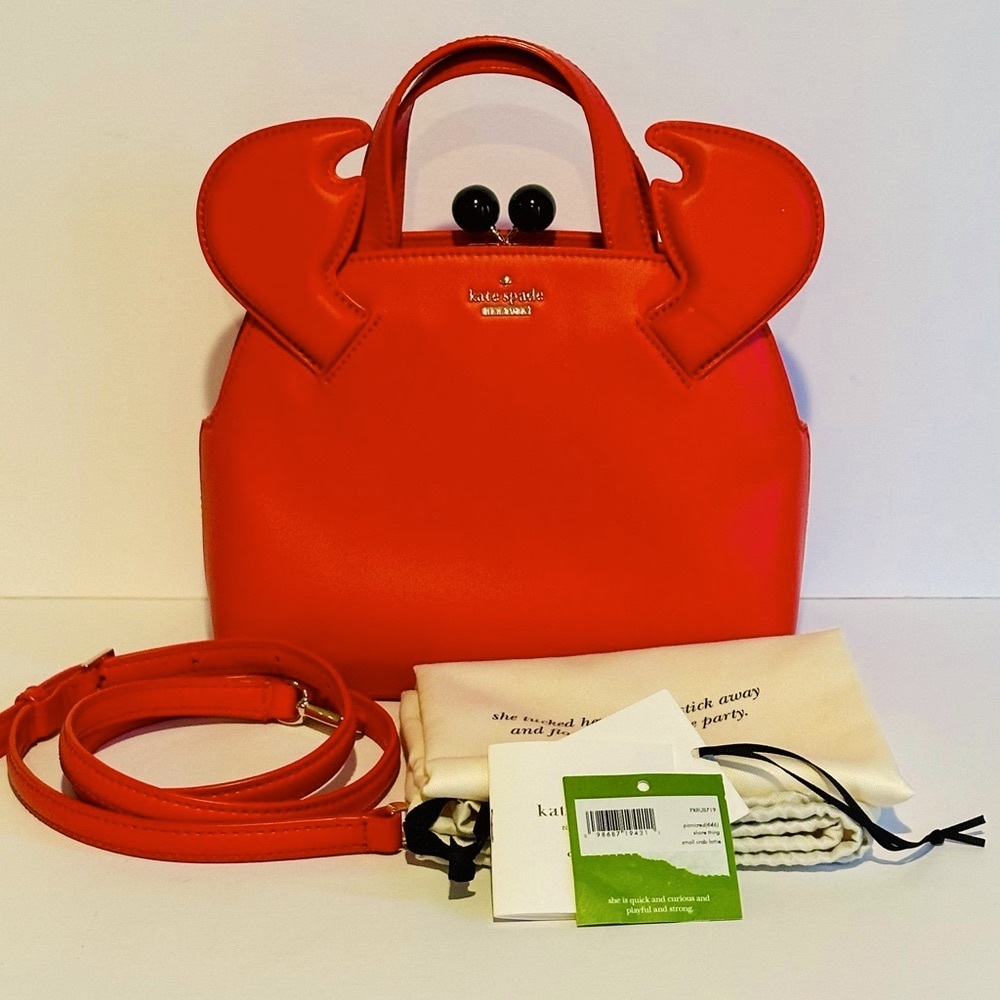 Kate Spade ♠️ Shore Thing Crab Small Lottie Bag